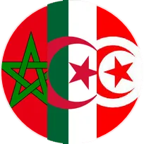 Maghreb Flags Maroc Algérie Tunisie